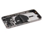 Iphone 13 Pro ile Uyumlu Küçük Bileşenler Önceden Takılmış Arka Muhafaza Logo Yok Plus Uluslararası Sürüm Grafit ile Uyumlu - Görsel 5