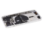 Iphone 13 Pro ile Uyumlu Küçük Bileşenler Önceden Takılmış Arka Muhafaza Logo Yok Plus Uluslararası Sürüm Gümüş ile Uyumlu - Görsel 5