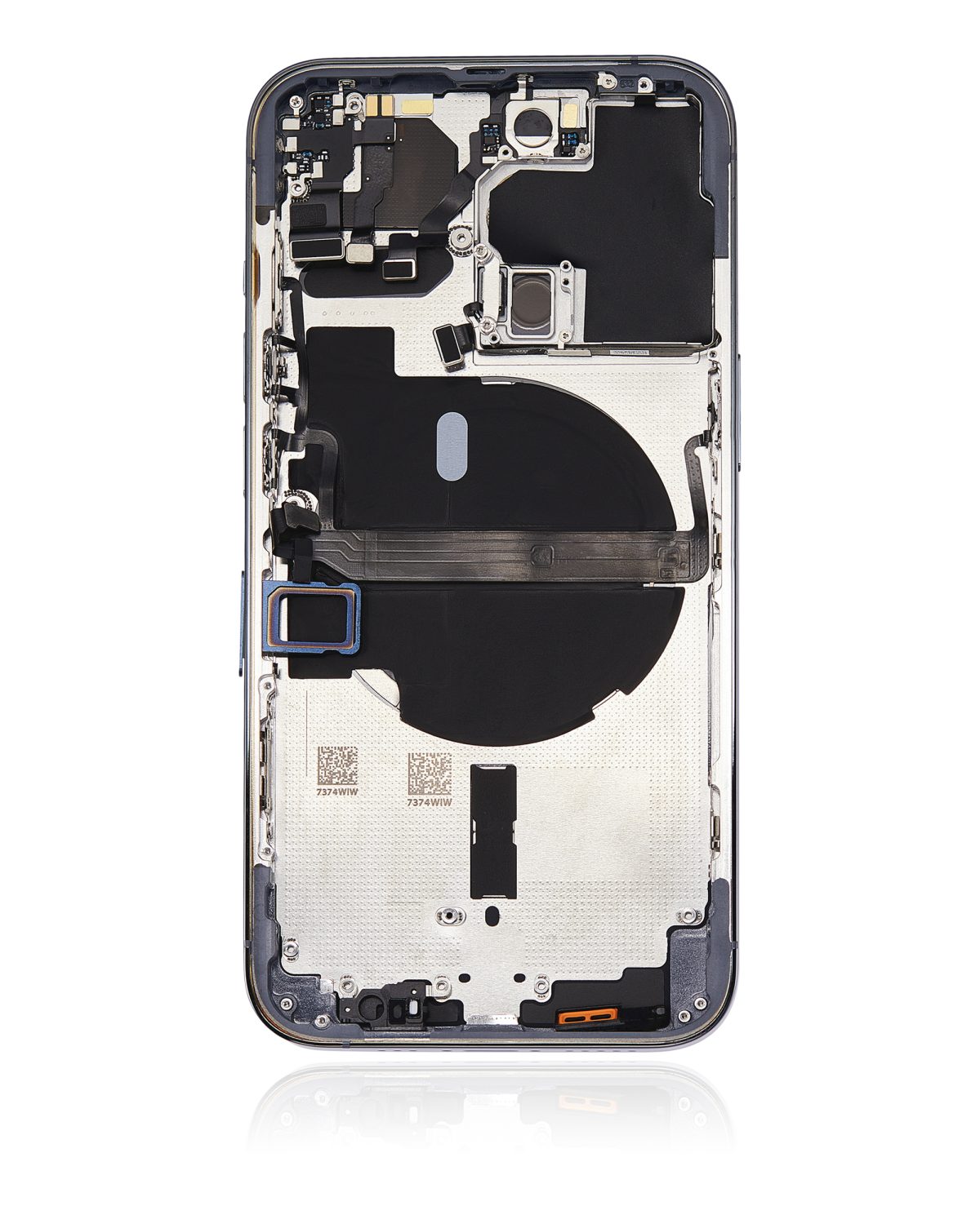 Iphone 13 Pro ile Uyumlu Küçük Bileşenler Önceden Takılmış Arka Muhafaza Logo Yok Plus Uluslararası Sürüm Sierra Mavisi ile Uyumlu - Görsel 3