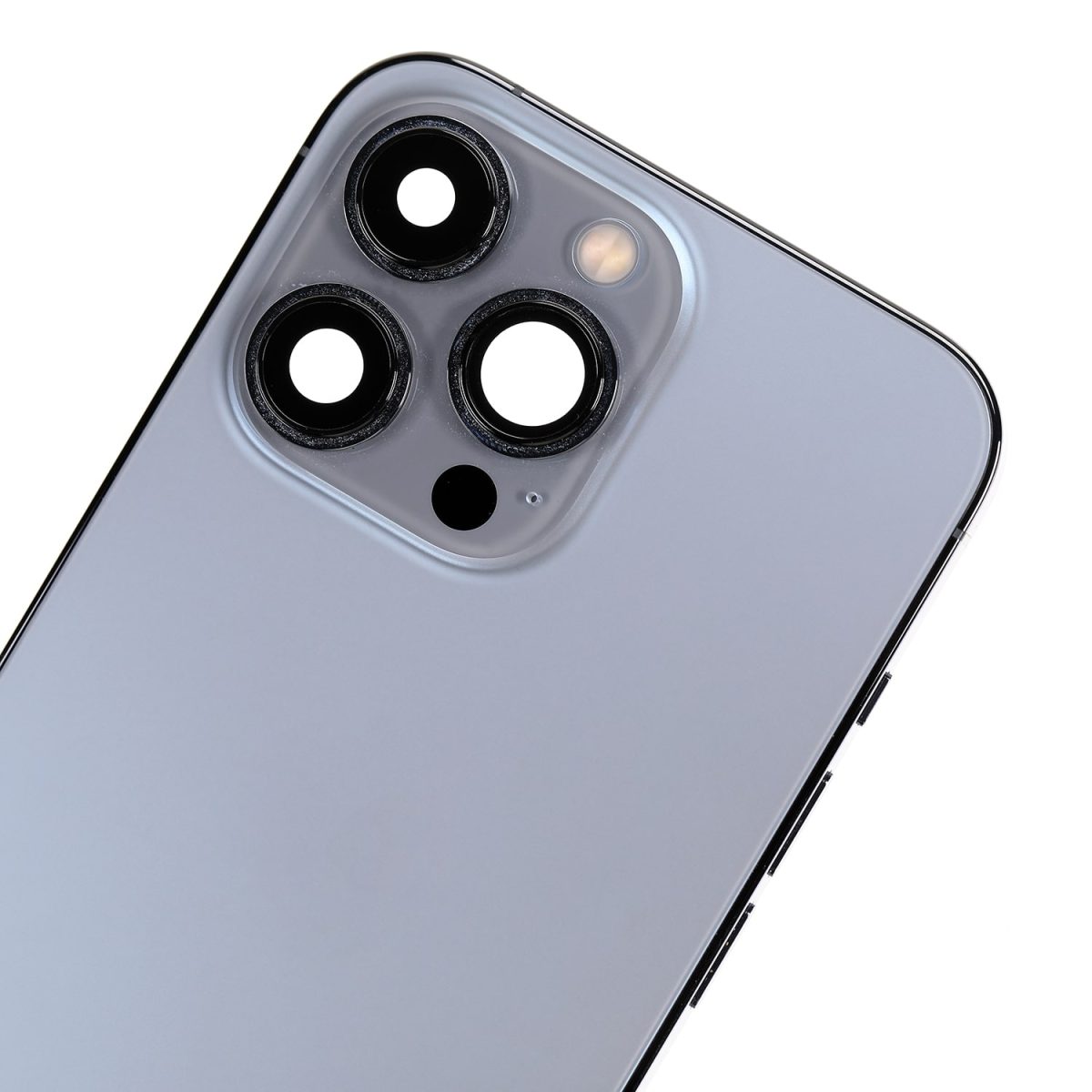 Iphone 13 Pro ile Uyumlu Küçük Bileşenler Önceden Takılmış Arka Muhafaza Uluslararası Sürüm ile Uyumlu Kullanılmış  Çekme: Sınıf A Sierra Mavisi - Görsel 3