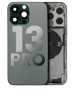 Iphone 13 Pro ile Uyumlu Küçük Bileşenler Önceden Takılmış Arka Muhafaza Uluslararası Sürüm ile Uyumlu Kullanılmış  Çekme:  Alpine Green - Görsel 4
