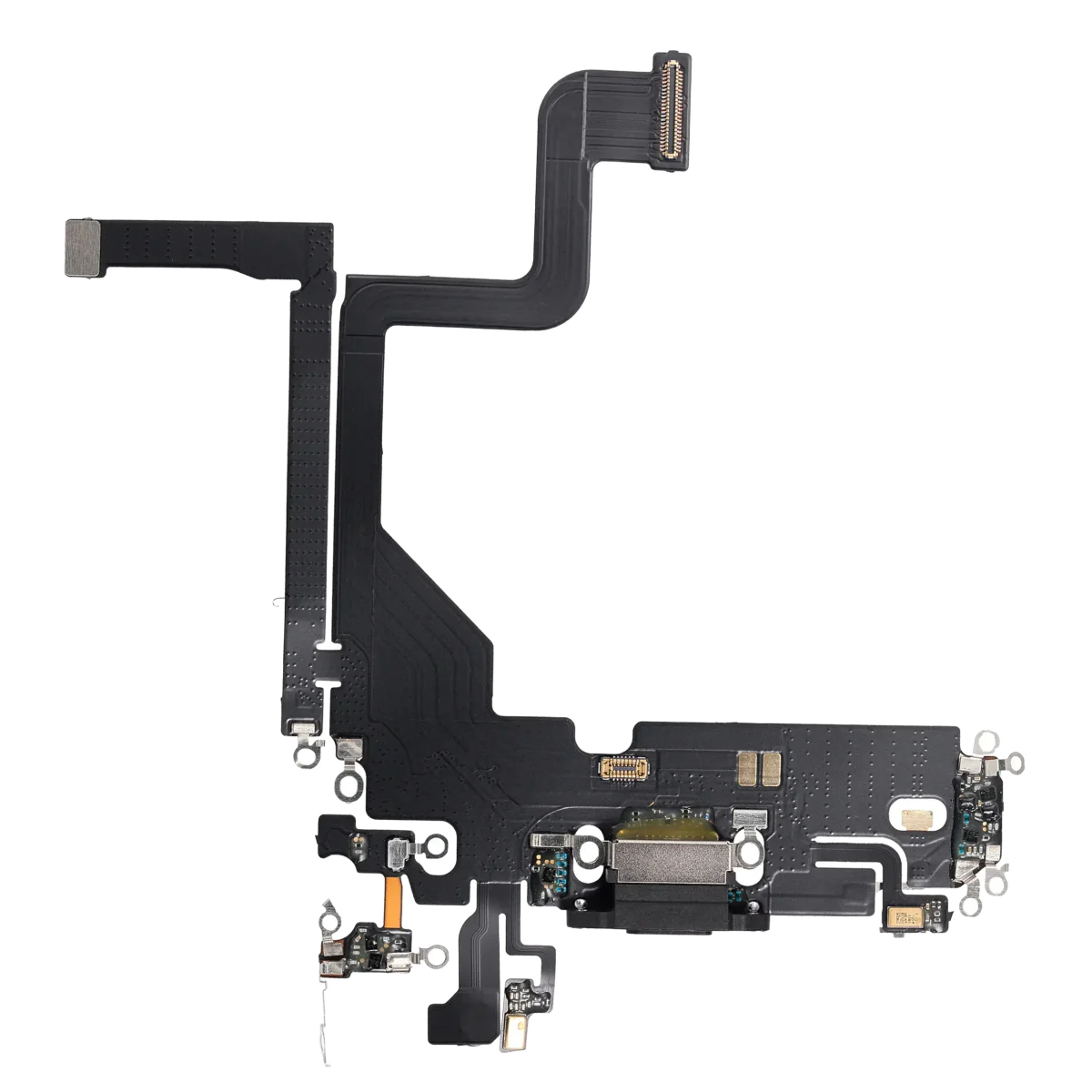 Iphone 13 Pro ile Uyumlu Şarj Portu Esnek Kablosu Aftermarket Plus Grafit ile Uyumlu