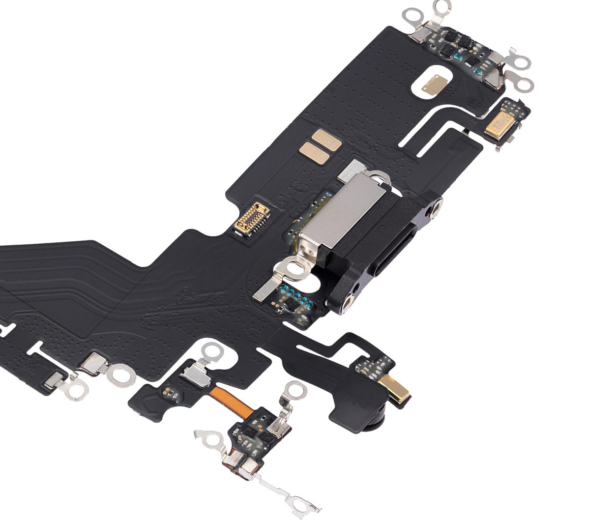 Iphone 13 Pro ile Uyumlu Şarj Portu Esnek Kablosu Aftermarket Plus Grafit ile Uyumlu - Görsel 5