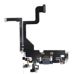 Iphone 13 Pro ile Uyumlu Şarj Portu Esnek Kablosu Aftermarket Plus Sierra Blue ile Uyumlu