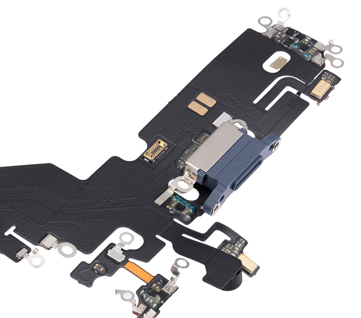 Iphone 13 Pro ile Uyumlu Şarj Portu Esnek Kablosu Aftermarket Plus Sierra Blue ile Uyumlu - Görsel 5