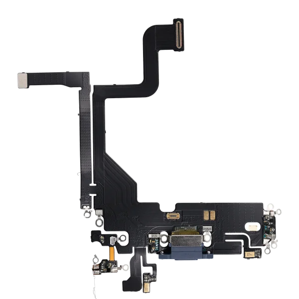 Iphone 13 Pro ile Uyumlu Şarj Portu Esnek Kablosu Aftermarket Plus Sierra Blue ile Uyumlu