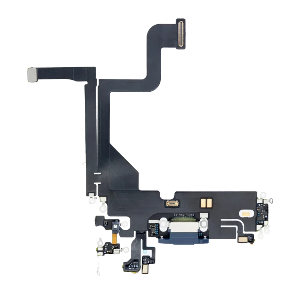Iphone 13 Pro ile Uyumlu Şarj Portu Esnek Kablosu Premium Sierra Blue ile Uyumlu