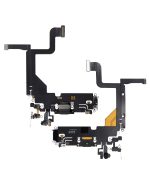 Iphone 13 Pro ile Uyumlu Şarj Portu Esnek Kablosu ile UyumluÇekme Grafit - Görsel 2