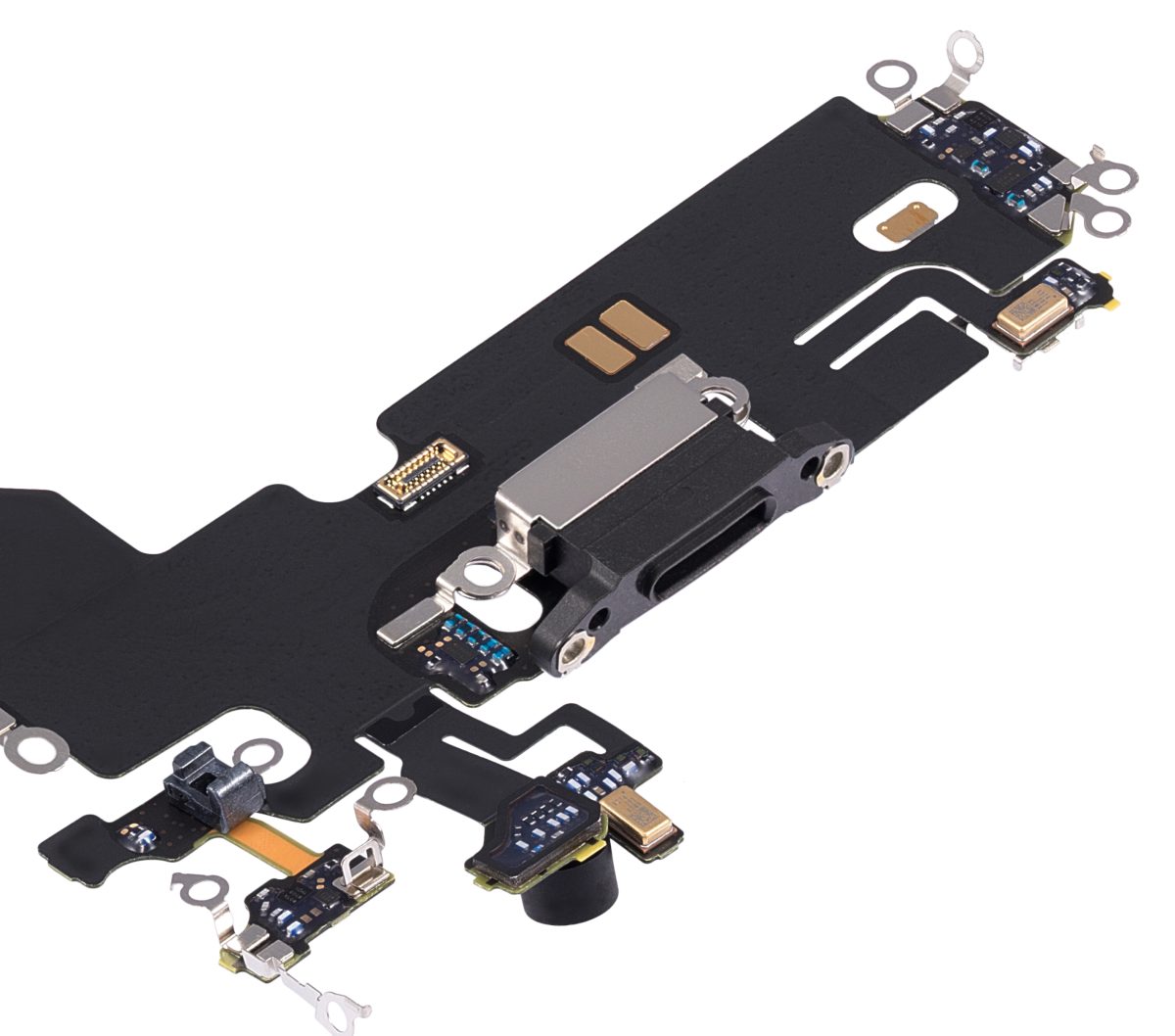 Iphone 13 Pro ile Uyumlu Şarj Portu Esnek Kablosu ile UyumluÇekme Grafit - Görsel 5