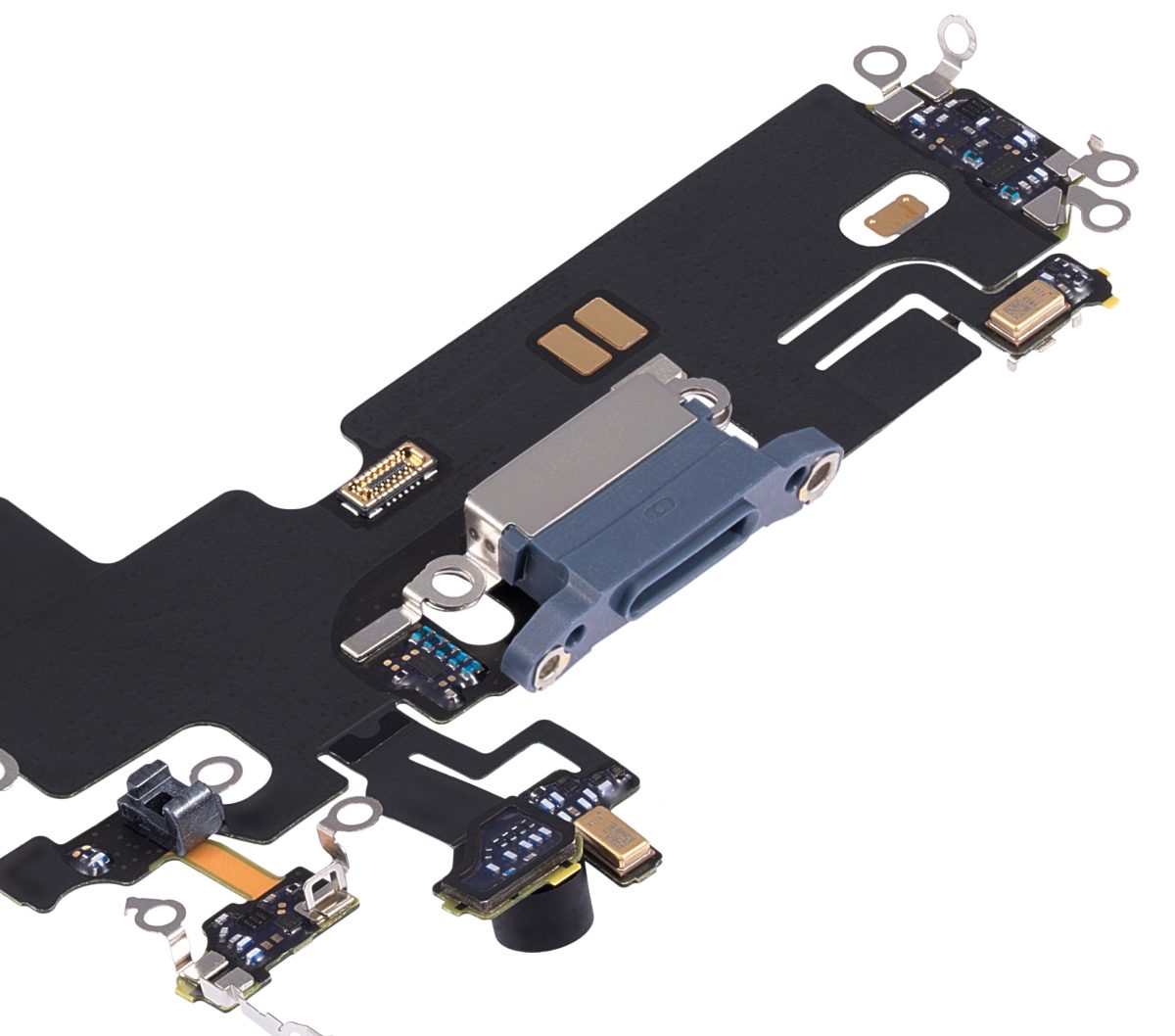 Iphone 13 Pro ile Uyumlu Şarj Portu Esnek Kablosu ile Uyumlu Çekme Sierra Mavisi - Görsel 5