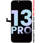 Iphone 13 Pro ile Uyumlu Yakınlık Sensörü Flex Önceden Takılı Servis Paketi ile Uyumlu