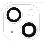Iphone 13 ile Uyumlu Arka Kamera Servis Paket Orjinal Ürün Lensi Sadece Cam Yapışkanlı / 13 Mini 2 Parça Set  Gerçek Safir / Premium