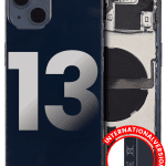 Iphone 13 ile Uyumlu Kasa Bileşenler Önceden Takılmış ile Uyumlu Kasa Uluslararası Sürüm  Gece ​​Yarısı