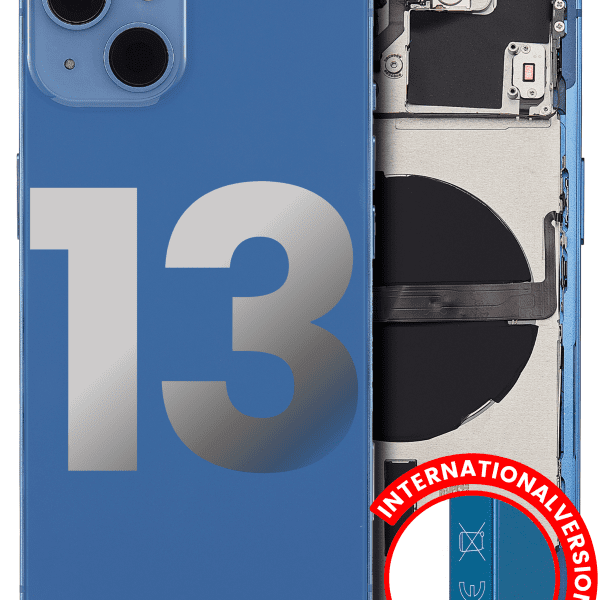 Iphone 13 ile Uyumlu Kasa Bileşenler Önceden Takılmış ile Uyumlu Kasa Uluslararası Sürüm Kasa Mavi