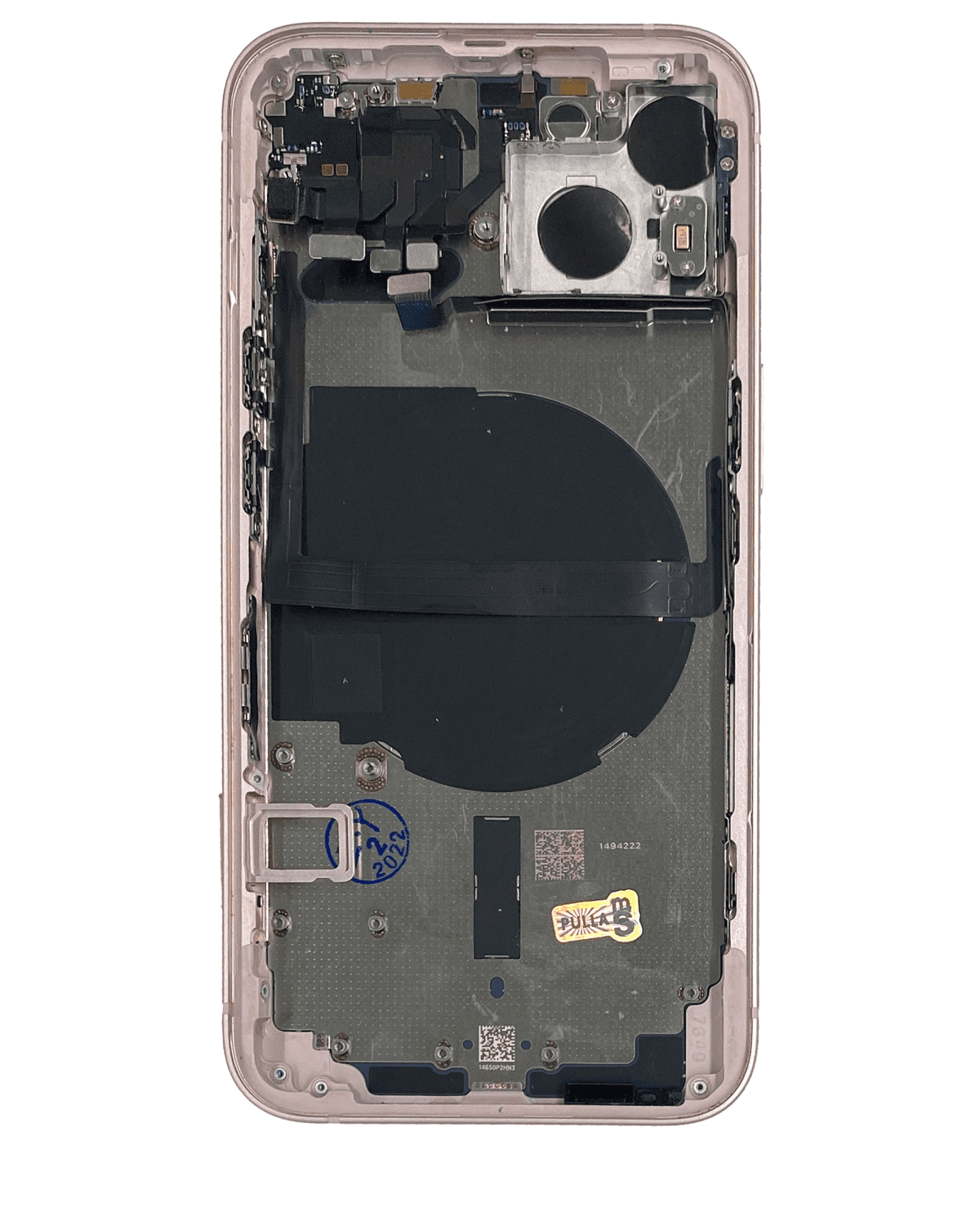 Iphone 13 ile Uyumlu Kasa Bileşenler Önceden Takılmış ile Uyumlu Kasa Uluslararası Sürüm Kasa Rose - Görsel 4