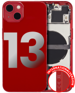 Iphone 13 ile Uyumlu Kasa Bileşenler Önceden Takılmış ile Uyumlu Kasa Uluslararası Sürüm  Kırmızı - Görsel 5
