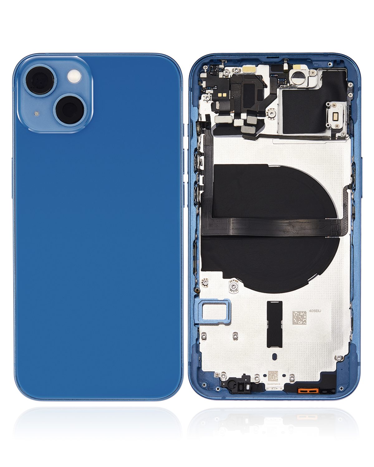 Iphone 13 ile Uyumlu Kasa Bileşenler Önceden Takılmış ile Uyumlu Kasa Uluslararası Sürüm Mavi - Görsel 1