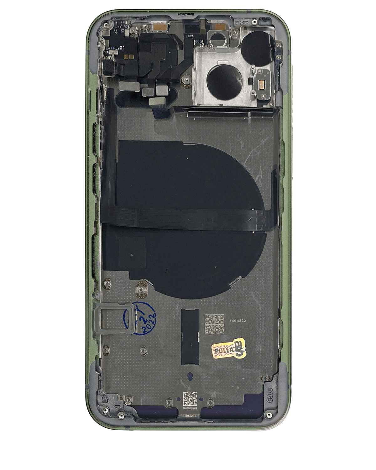 Iphone 13 ile Uyumlu Kasa Bileşenler Önceden Takılmış ile Uyumlu Kasa Uluslararası Sürüm  Yeşil - Görsel 4