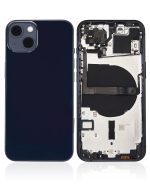 Iphone 13 ile Uyumlu Küçük Bileşenler Önceden Takılmış Arka Muhafaza Logo Yok Plus Uluslararası Sürüm Gece ​​Yarısı ile Uyumlu - Görsel 2
