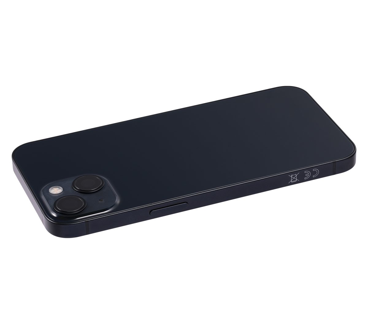 Iphone 13 ile Uyumlu Küçük Bileşenler Önceden Takılmış Arka Muhafaza Logo Yok Plus Uluslararası Sürüm Gece ​​Yarısı ile Uyumlu - Görsel 4