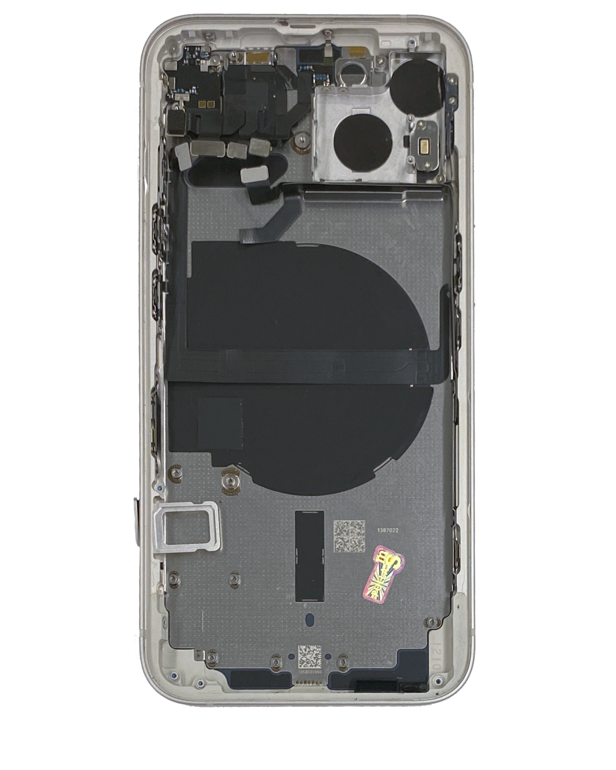 Iphone 13 ile Uyumlu Küçük Bileşenler Önceden Takılmış Arka Muhafaza ile Uyumlu Uluslararası Sürüm Kullanılmış  Çekme: Sınıf A Starlight - Görsel 4