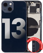 Iphone 13 ile Uyumlu Küçük Bileşenler Önceden Takılmış Arka Muhafaza ile Uyumlu Uluslararası Sürüm Kullanılmış  Çekme:  Gece ​​Yarısı - Görsel 3