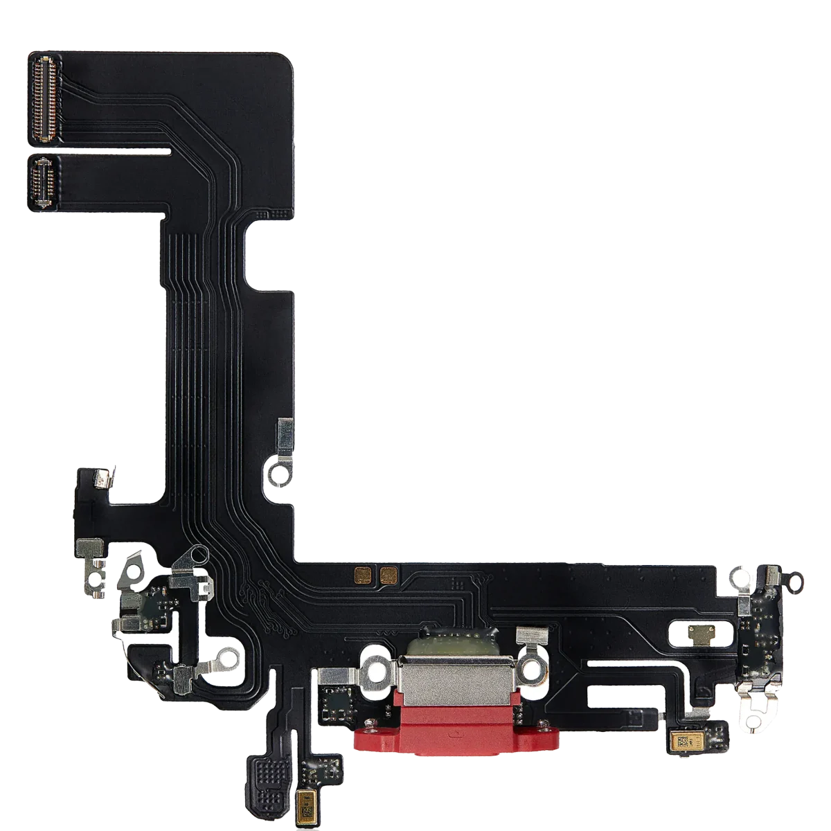 Iphone 13 ile Uyumlu Şarj Portu Esnek Kablosu Aftermarket Plus Kırmızı ile Uyumlu