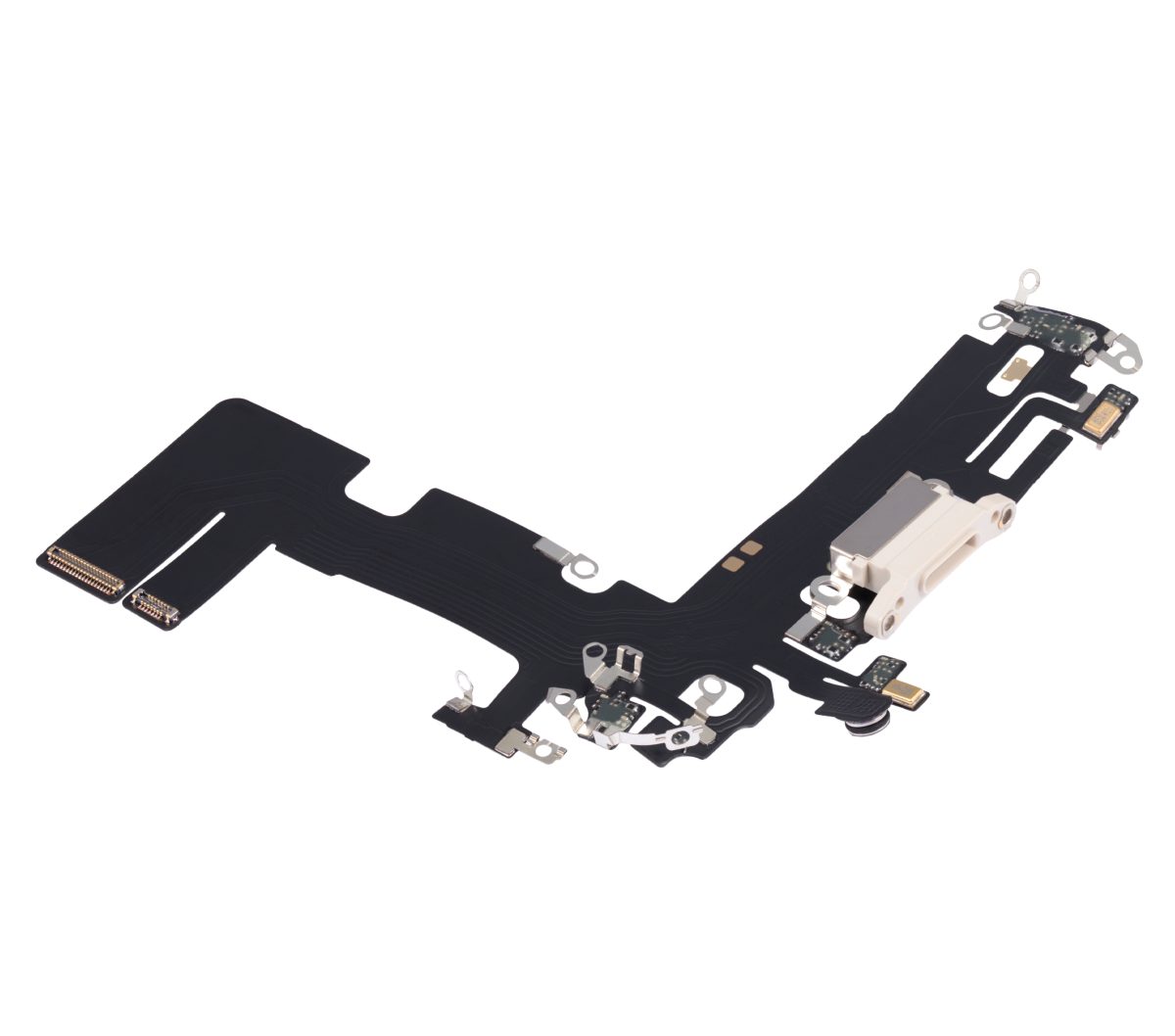 Iphone 13 ile Uyumlu Şarj Portu Esnek Kablosu Aftermarket Plus Starlight ile Uyumlu - Görsel 4