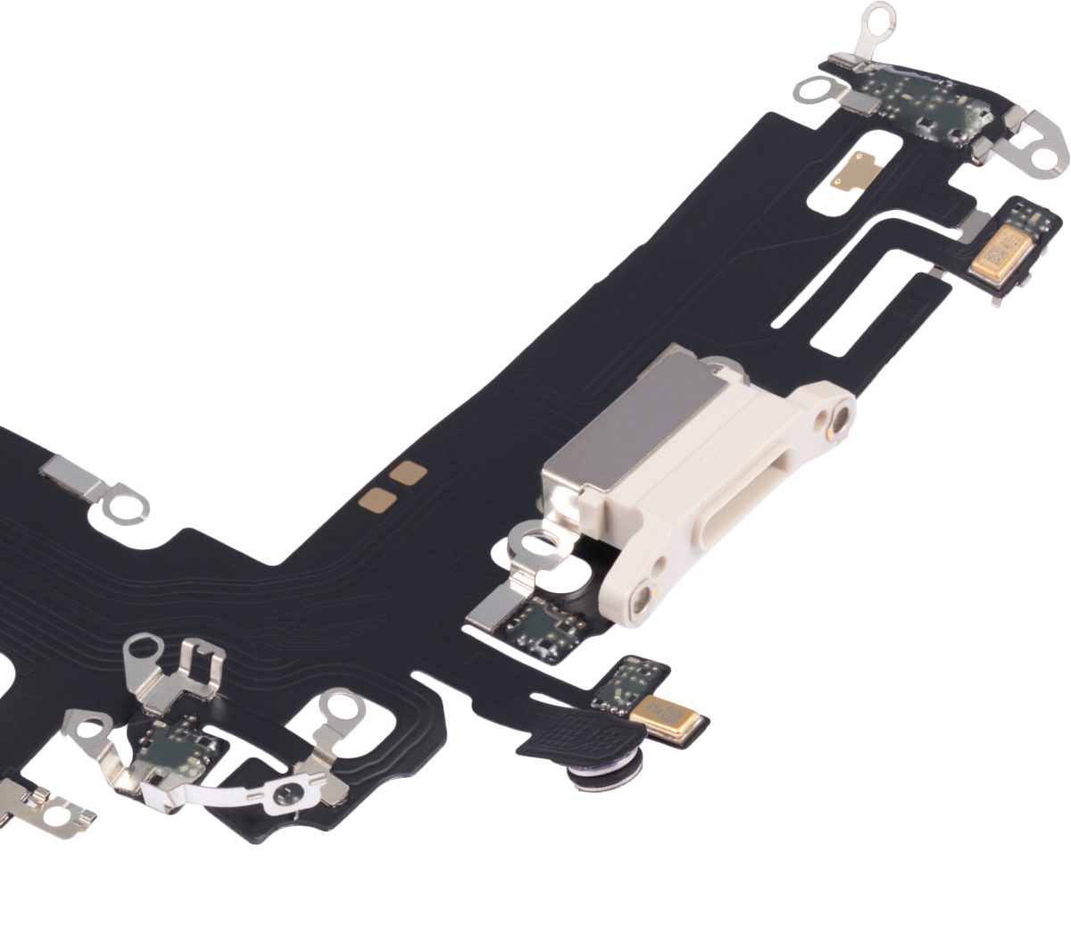 Iphone 13 ile Uyumlu Şarj Portu Esnek Kablosu Aftermarket Plus Starlight ile Uyumlu - Görsel 5