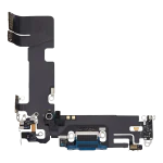 Iphone 13 ile Uyumlu Şarj Portu Esnek Kablosu ile Uyumlu Kullanılmış  Çekme Mavi