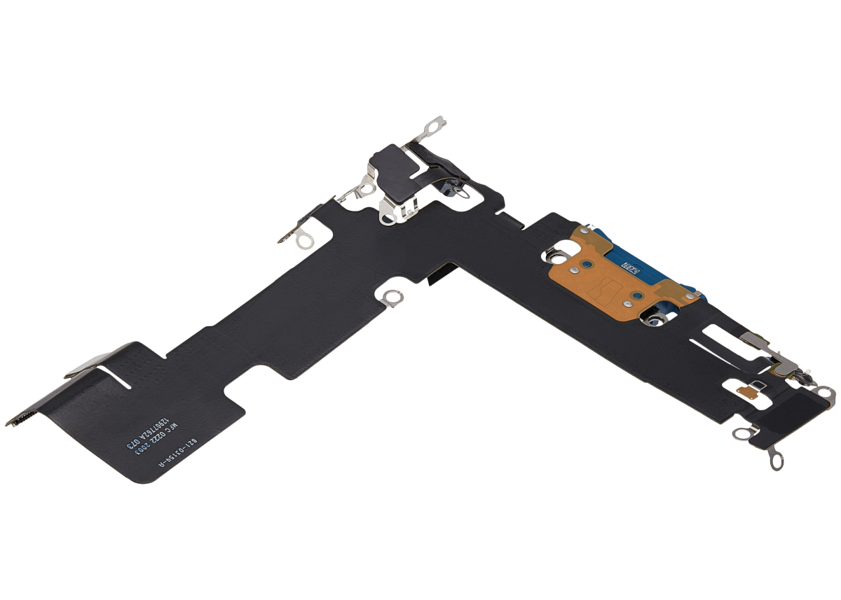 Iphone 13 ile Uyumlu Şarj Portu Esnek Kablosu ile Uyumlu Kullanılmış  Çekme Mavi - Görsel 4