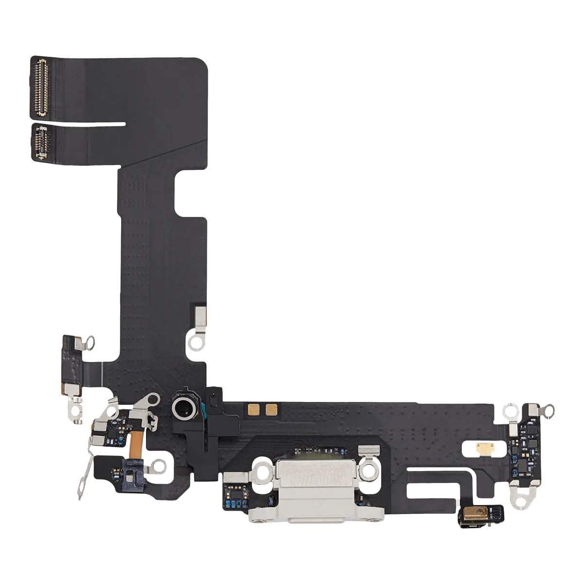 Iphone 13 ile Uyumlu Şarj Portu Esnek Kablosu ile Uyumlu Kullanılmış  Çekme Starlight