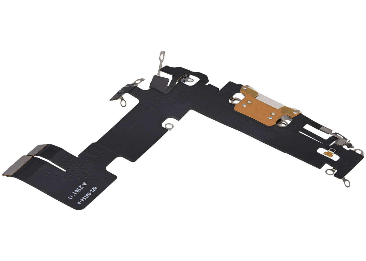 Iphone 13 ile Uyumlu Şarj Portu Esnek Kablosu ile Uyumlu Kullanılmış  Çekme Starlight - Görsel 4
