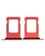 Iphone 13 ile Uyumlu Tek Sim Kart Tepsisi Kırmızı ile Uyumlu - Görsel 2