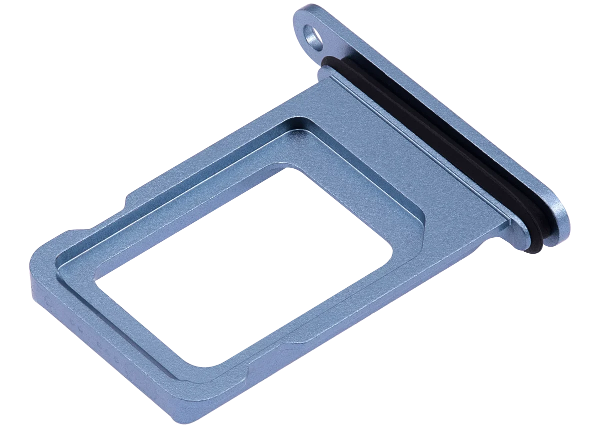 Iphone 14 Plus ile Uyumlu / 14 Plus ile Uyumlu Tek Sim Kart Tepsisi Mavi - Görsel 4