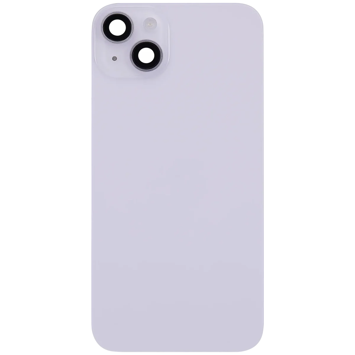 Iphone 14 Plus ile Uyumlu Arka Cam Çelik Plakalı Kablosuz NFC Şarj MagSafe Mıknatıs ve El Feneri Esnek ile Uyumlu Full Mor - Görsel 3