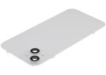 Iphone 14 Plus ile Uyumlu Arka Cam Çelik Plakalı Kablosuz NFC Şarj MagSafe Mıknatıs ve El Feneri Esnek ile Uyumlu Full Starlight - Görsel 5