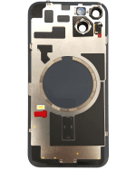 Iphone 14 Plus ile Uyumlu Arka Cam Çelik Plakalı MagSafe Mıknatıs Önceden Takılmış Kırmızı  ile Uyumlu - Görsel 2