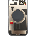 Iphone 14 Plus ile Uyumlu Arka Cam Çelik Plakalı MagSafe Mıknatıs Önceden Takılmış Mavi  ile Uyumlu