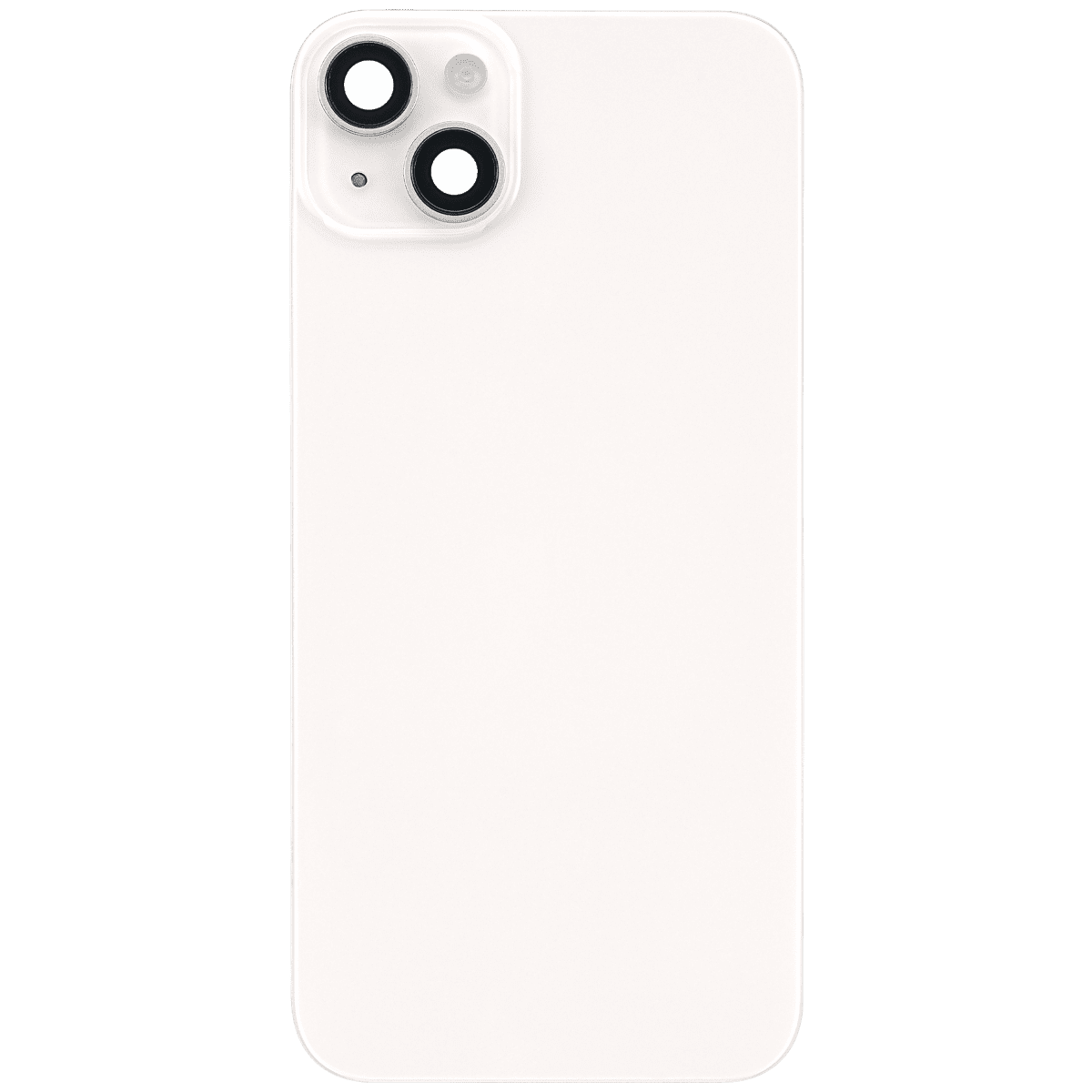 Iphone 14 Plus ile Uyumlu Arka Cam Çelik Plakalı MagSafe Mıknatıs Önceden Takılmış Starlight ile Uyumlu - Görsel 1