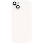 Iphone 14 Plus ile Uyumlu Arka Cam Çelik Plakalı MagSafe Mıknatıs Önceden Takılmış Starlight ile Uyumlu