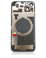 Iphone 14 Plus ile Uyumlu Arka Cam Çelik Plakalı MagSafe Mıknatıs Önceden Takılmış Starlight ile Uyumlu - Görsel 2
