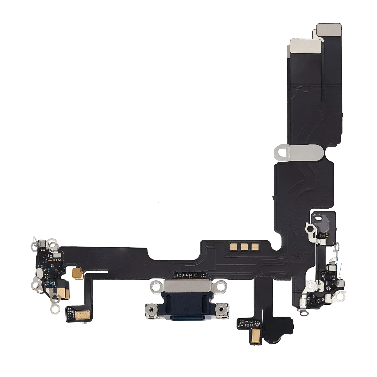 Iphone 14 Plus ile Uyumlu Şarj Portu Esnek Kablosu Aftermarket Plus Midnight ile Uyumlu - Görsel 5