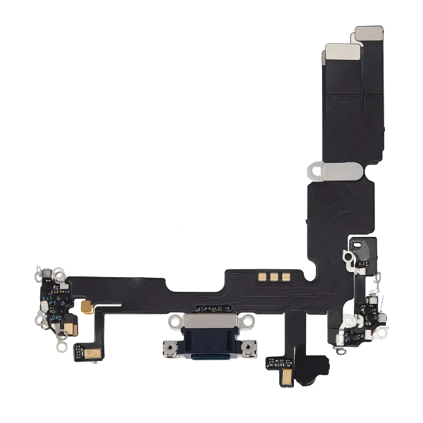 Iphone 14 Plus ile Uyumlu Şarj Portu Esnek Kablosu Aftermarket Plus Midnight ile Uyumlu