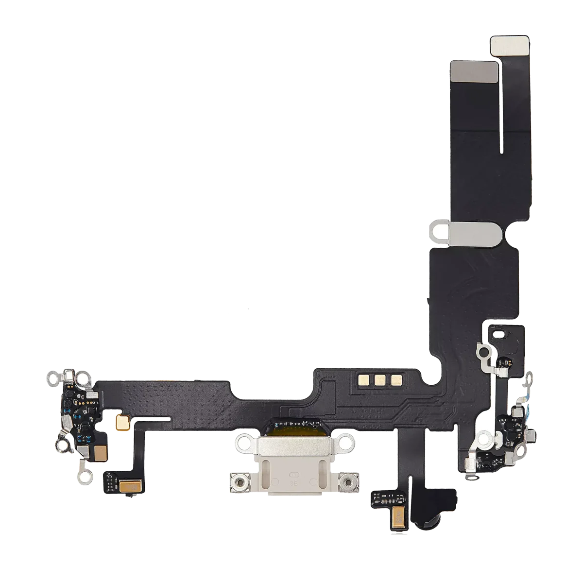 Iphone 14 Plus ile Uyumlu Şarj Portu Esnek Kablosu Plus Starlight ile Uyumlu