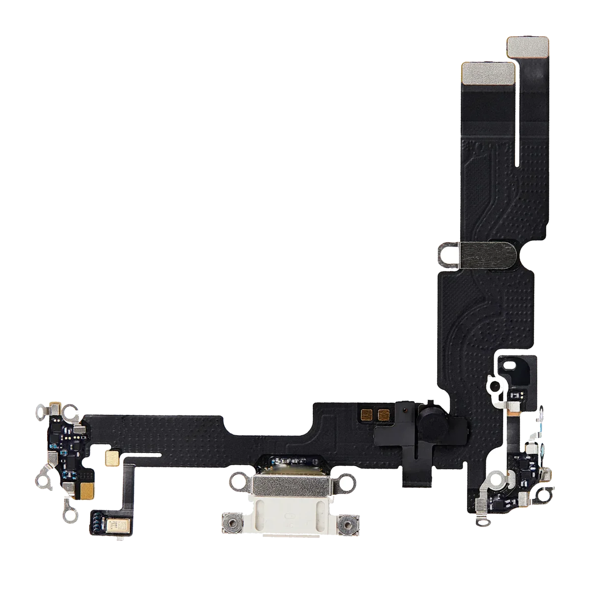 Iphone 14 Plus ile Uyumlu Şarj Portu Esnek Kablosu Premium Starlight ile Uyumlu