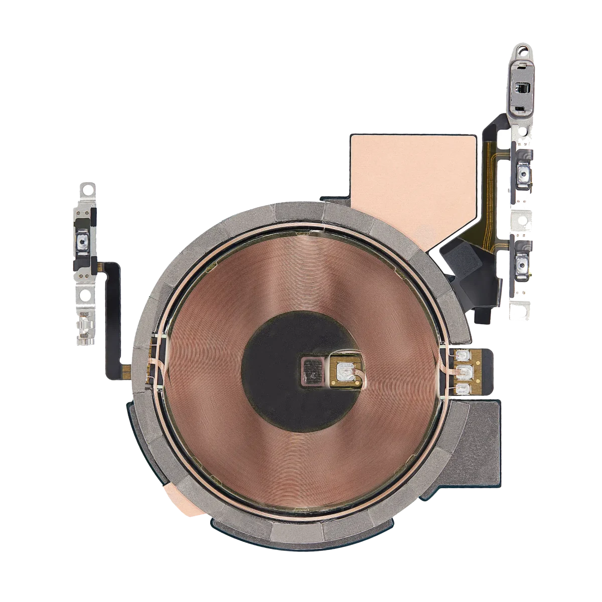 Iphone 14 Pro Max ile Uyumlu Güç ve Ses Esnekliği Önceden Takılı Kablosuz NFC Şarj Esnekliği ile Uyumlu