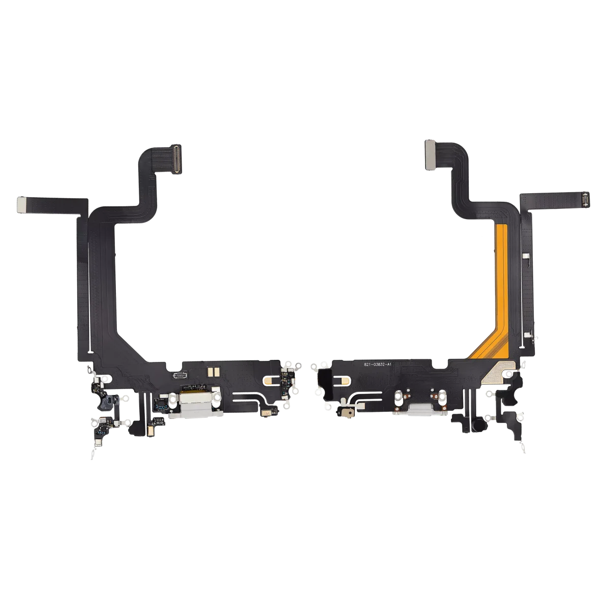 Iphone 14 Pro Max ile Uyumlu Şarj Portu Esnek Kablosu Aftermarket Plus Gümüş ile Uyumlu - Görsel 2