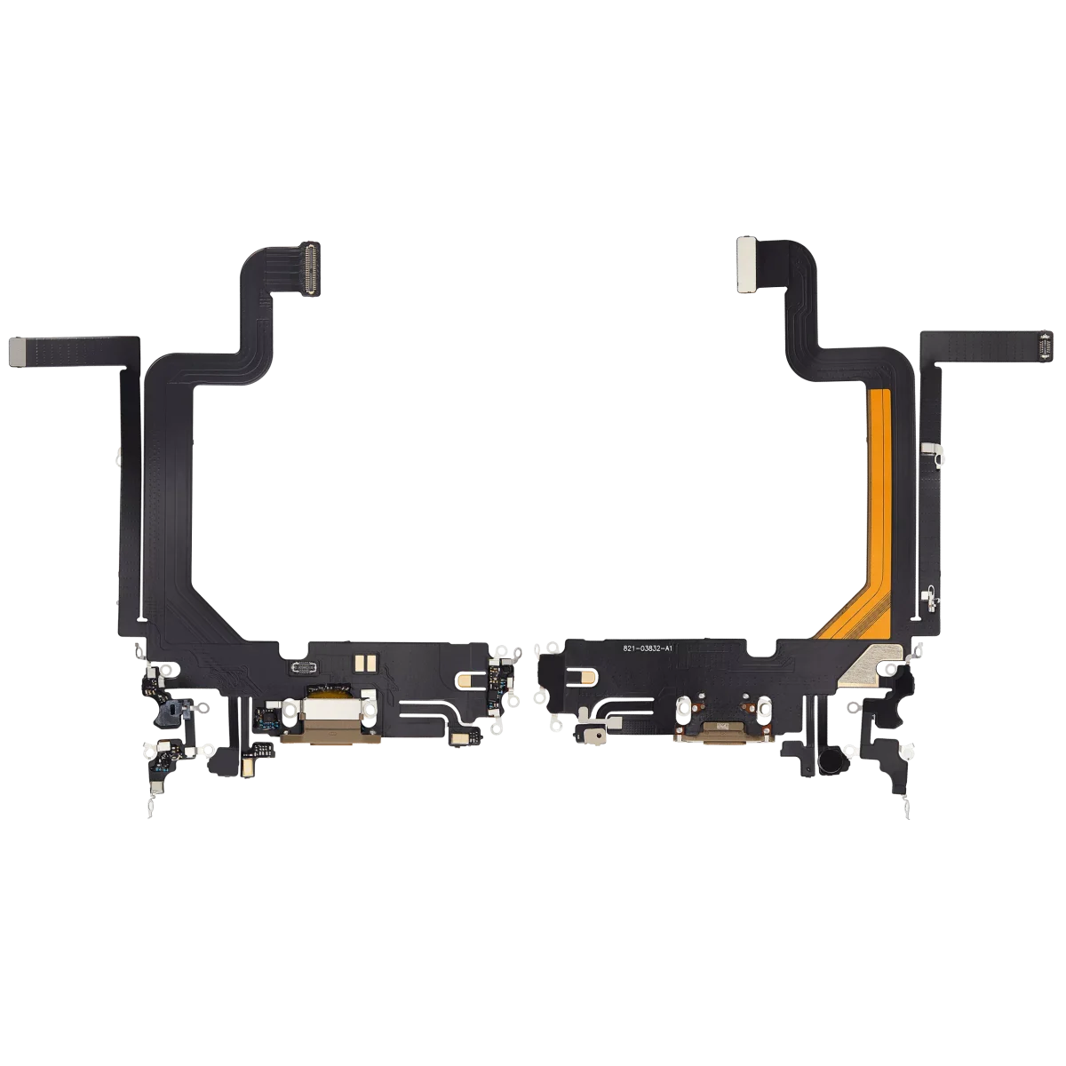 Iphone 14 Pro Max ile Uyumlu Şarj Portu Esnek Kablosu Plus Gold ile Uyumlu - Görsel 2
