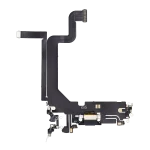 Iphone 14 Pro Max ile Uyumlu Şarj Portu Esnek Kablosu Plus Koyu Mor ile Uyumlu